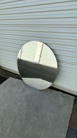 Round Beveled Mirror 36x36 Round