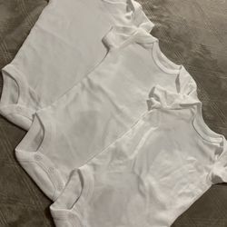 White Onesies 3 Pk