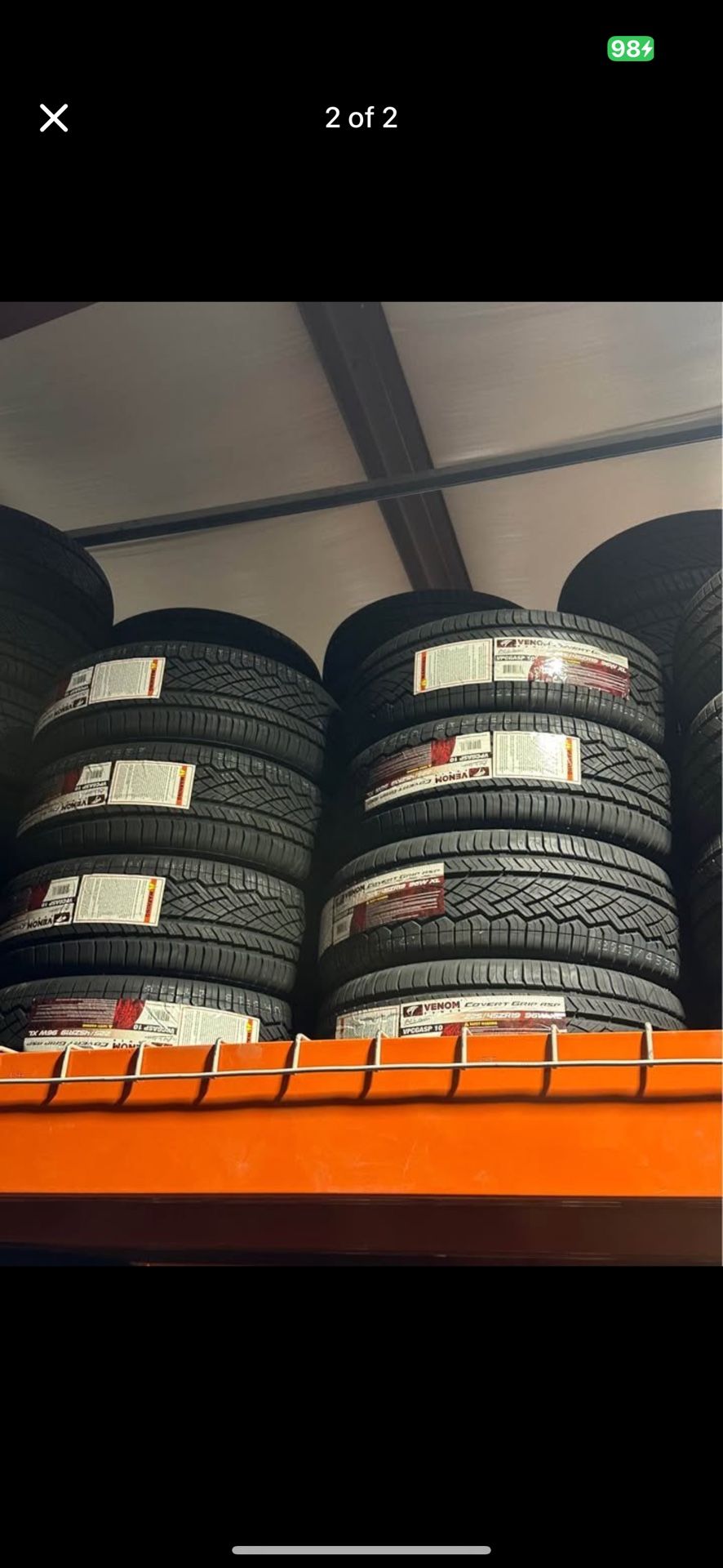 225/45/19 Venom Covert Grip ASP Tires
