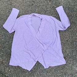 J.Jill Light Purple Cardigan - Medium