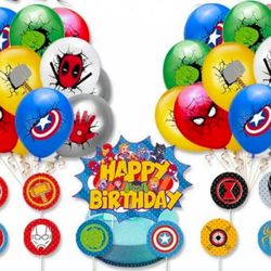 Superhero Birthday Party Supplies 