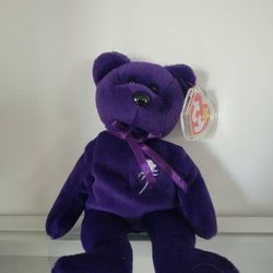 Princess Diana Bear TY Beanie Baby Rare and Retired 1997 NEW Condition