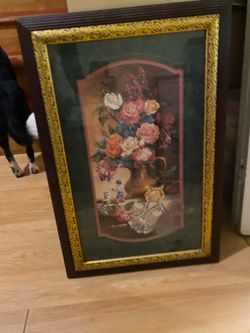 Vintage Floral Art Print by artist D. Giacomo