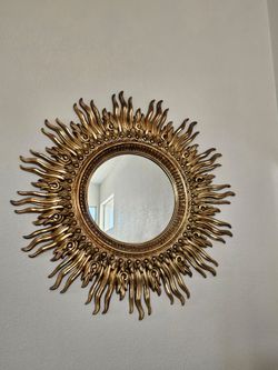 Vintage Sunburst 80s Mirror