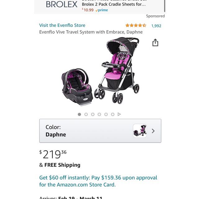 Unused Stroller And Car Seat