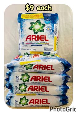 ARIEL  Powder Detergent 7.93 LB (3.6 kg) $9 each‼️
