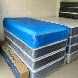 Twin Size Mattress Pillow Top New From Factory Of 14” Inches Thick Same Day Delivery 🚚 And Available in All Sizes 