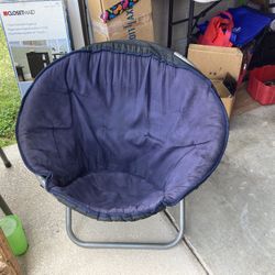 Blue Mushroom Chair 