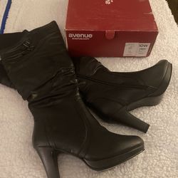 Avenue black boots