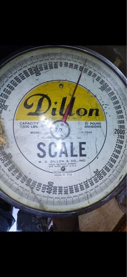 Dillon p7500 scale