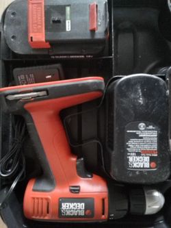 Black and decker 18volt drill.