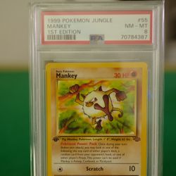 1st Edition Mankey From the Pokémon Jungle Set