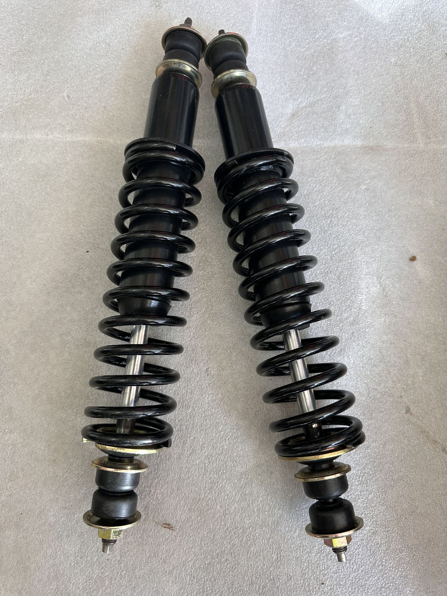 EZGO Golf Cart Front/Rear Shock Absorber Heavy Duty Coil Spring Shock Absorber Fits EZGO Medalist/TXT 1994+ Gas or Electric, OEM# 76418-G01,70928-G01,