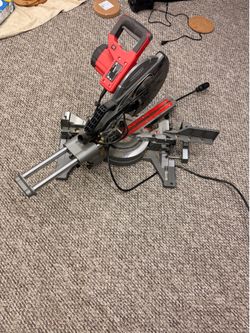 10" Sliding compound miter saw - Like New