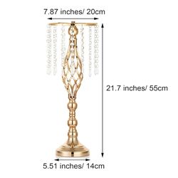 Gold Centerpiece Stand W/ Crystals   $11 c/u new