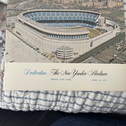 Yankee Stadium Dedication Program 1976