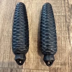 Set Of 2 Cuckoo Clock Pine Cone Wt 1280 GRAMS Or 2.12 Lbs Each SCH Black Forest