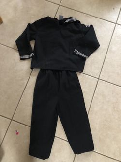 Kids sailor outfit sz 1-2