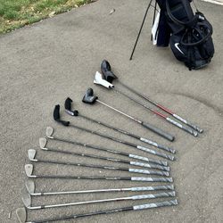 Tour Edge C521 Series complete golf set with Nike bag & travel bag!