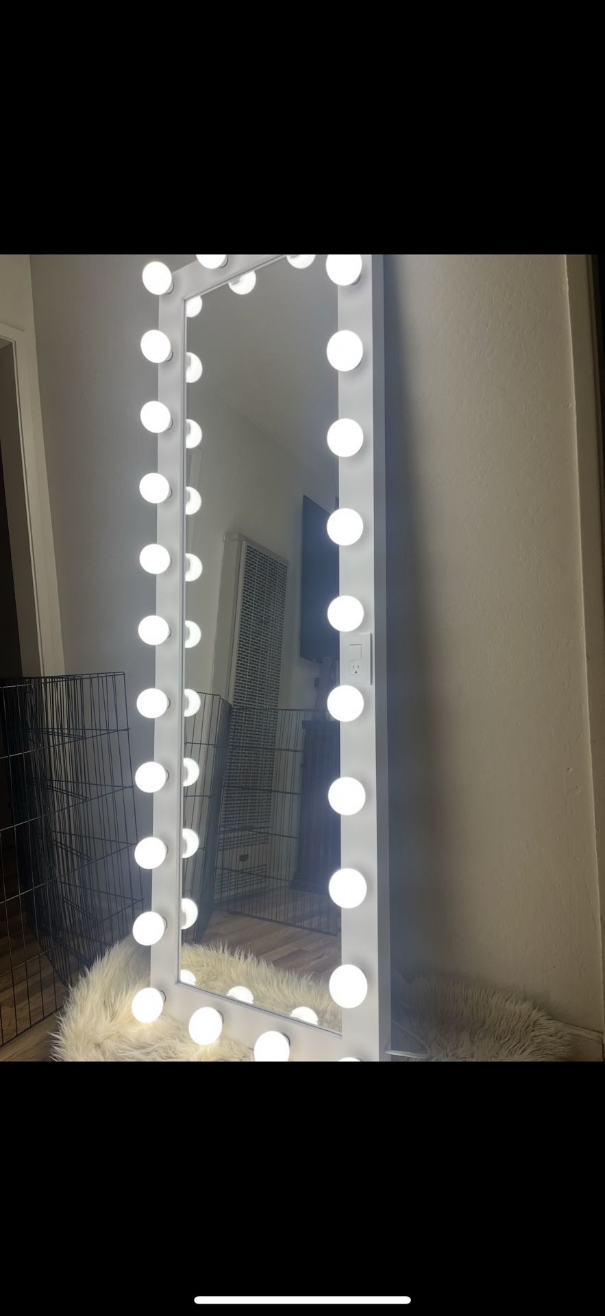 Vanity Mirror With Charging Outlet