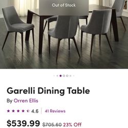 All modern Dining Table And 6 Chairs