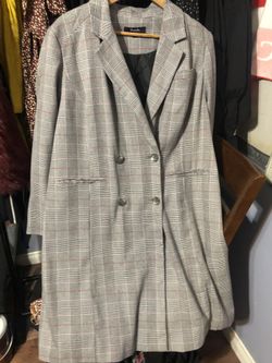 Plus size coat