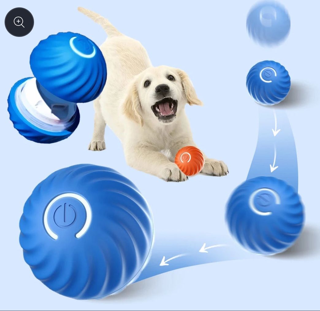 Dog Toy: Smart Electronic Interactive Self-Moving Automatic Ball