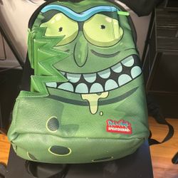 Pickle Rick Sprayground Backpack 
