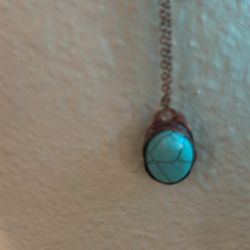 Turquoise Pendant Necklace