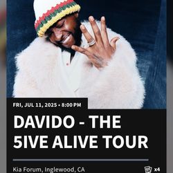 Davido Concert Tickets 