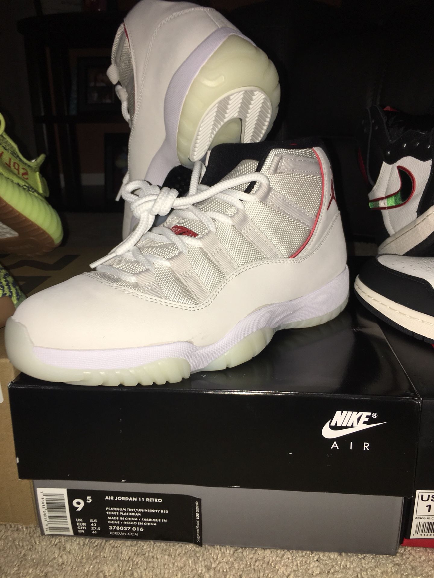 Air Jordan 11 Retro Platinum Tint Size 9.5