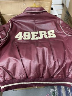Genuine, Authentic Leather Vintage 49ers Jacket