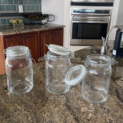 Three bottles with cap