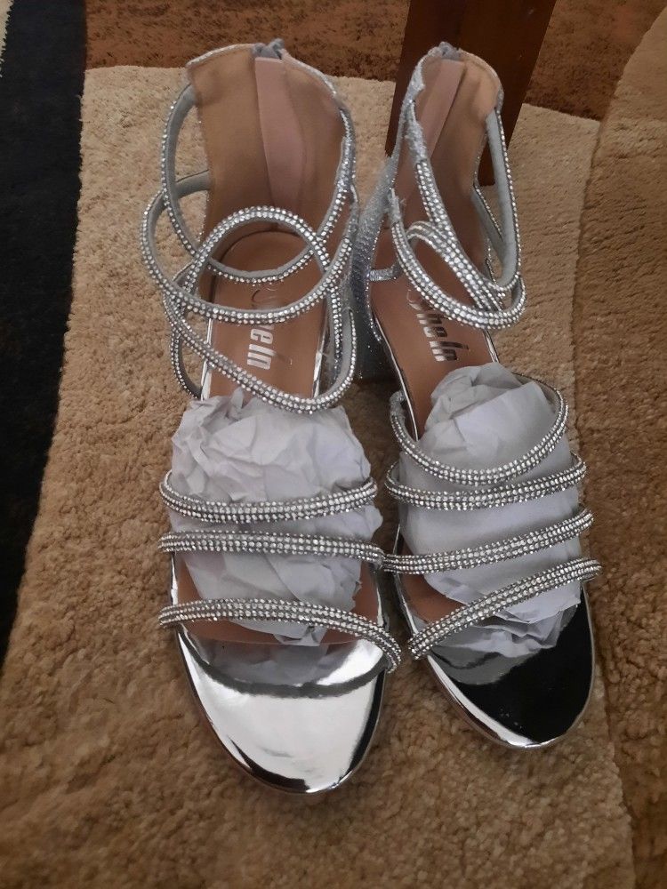 Silver Sandal Size8