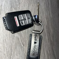 2017 Used Civic Honda Key Fob With KEY