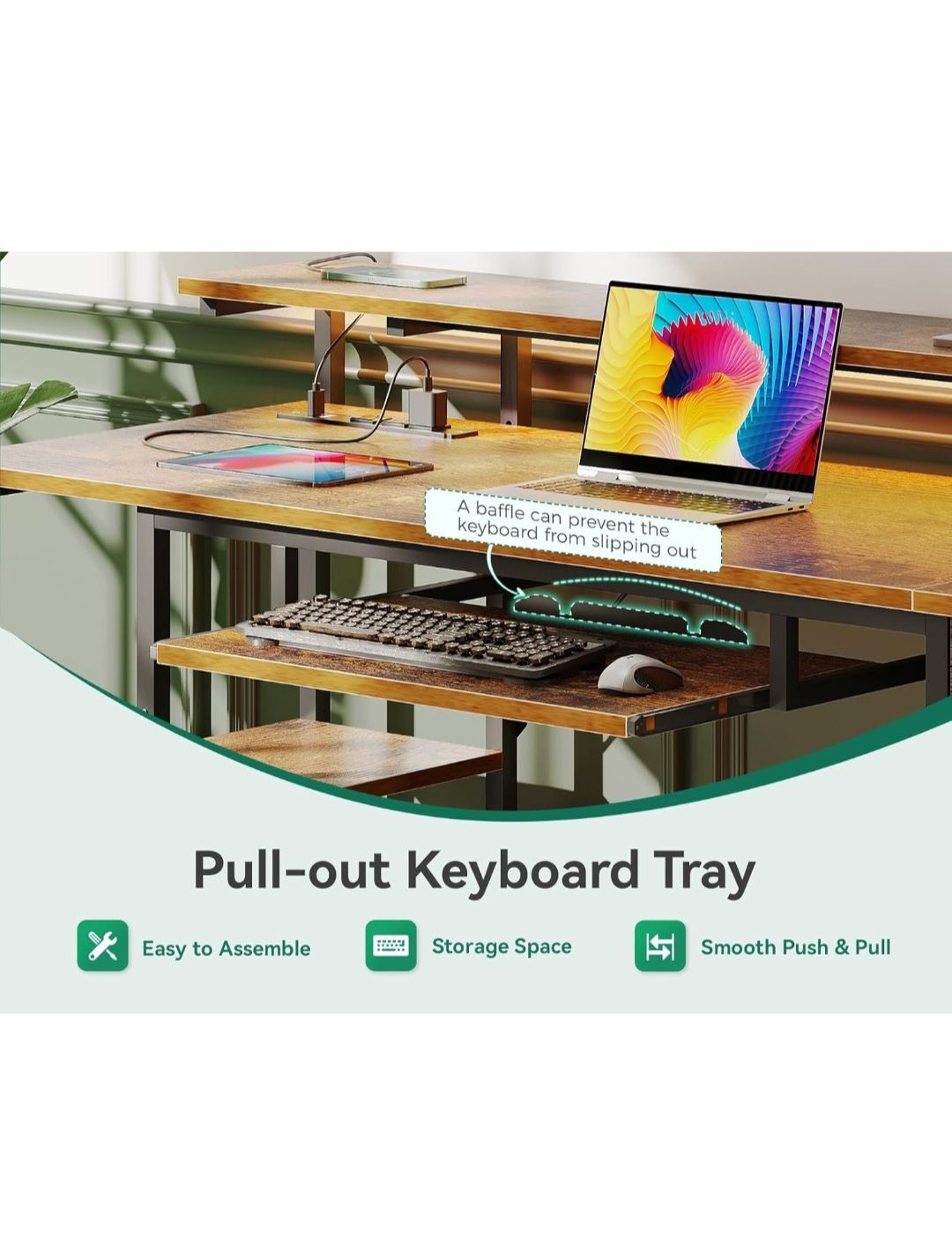 F486 $130 AODK 63 Inch Computer Desk