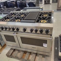 VIKING 48 INCH DUAL FUEL RANGE CONVECTION OVENS