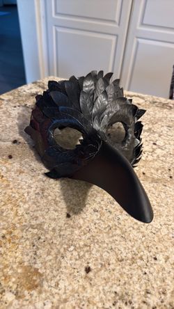 Black Crow Face Mask
