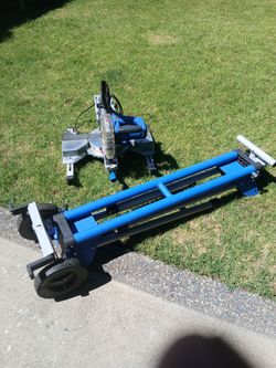 kobalt saw with stand