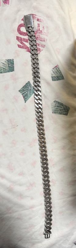 Lab diamond Cuban link chain