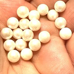 Lot Of 50 6mm Pearl Beads