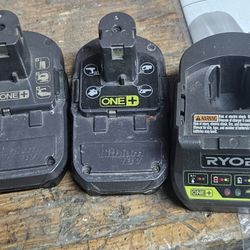 Ryobi Charger And Battery 