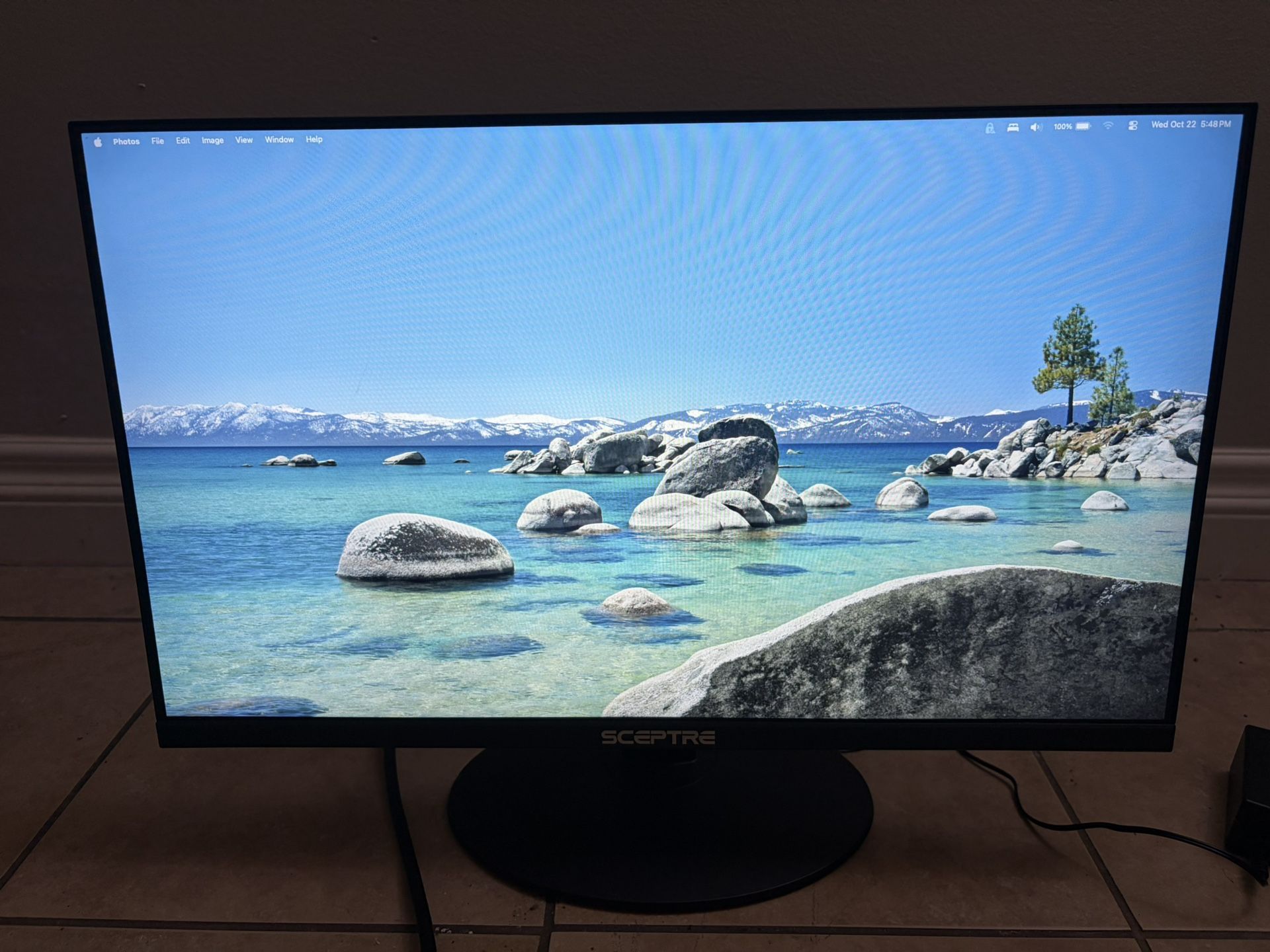 24” Sceptre Monitor (1080p, 75Hz Refresh, HDMI)