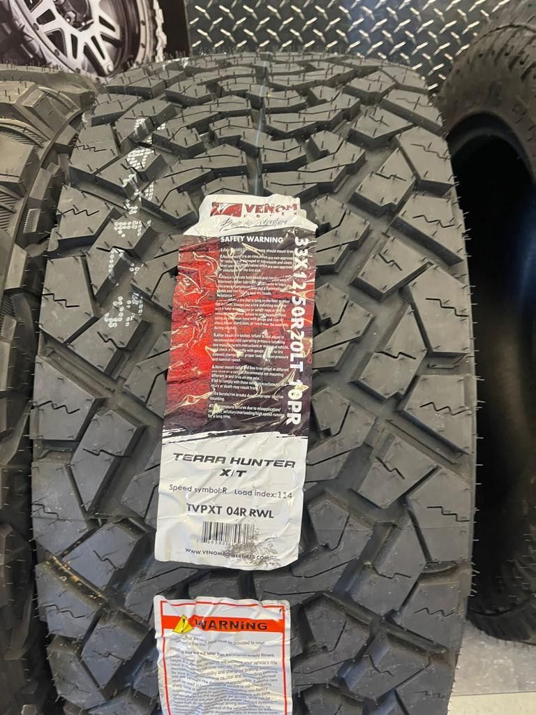 Venom Power XT LT 33/1250/20 NEW TIRES