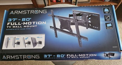ARMSTRONG 37 In. To 80 In. Full-Motion TV Wall Mount NEW