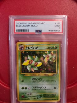 PSA 9 Bellossom Holo Japanese Neo Pokemon Card