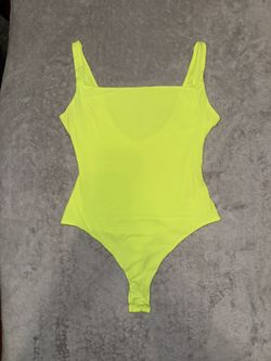 Neon Yellow Bodysuit