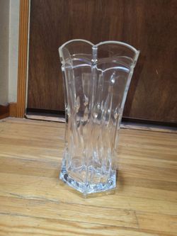 Partylite Heavy Crystal Vase 