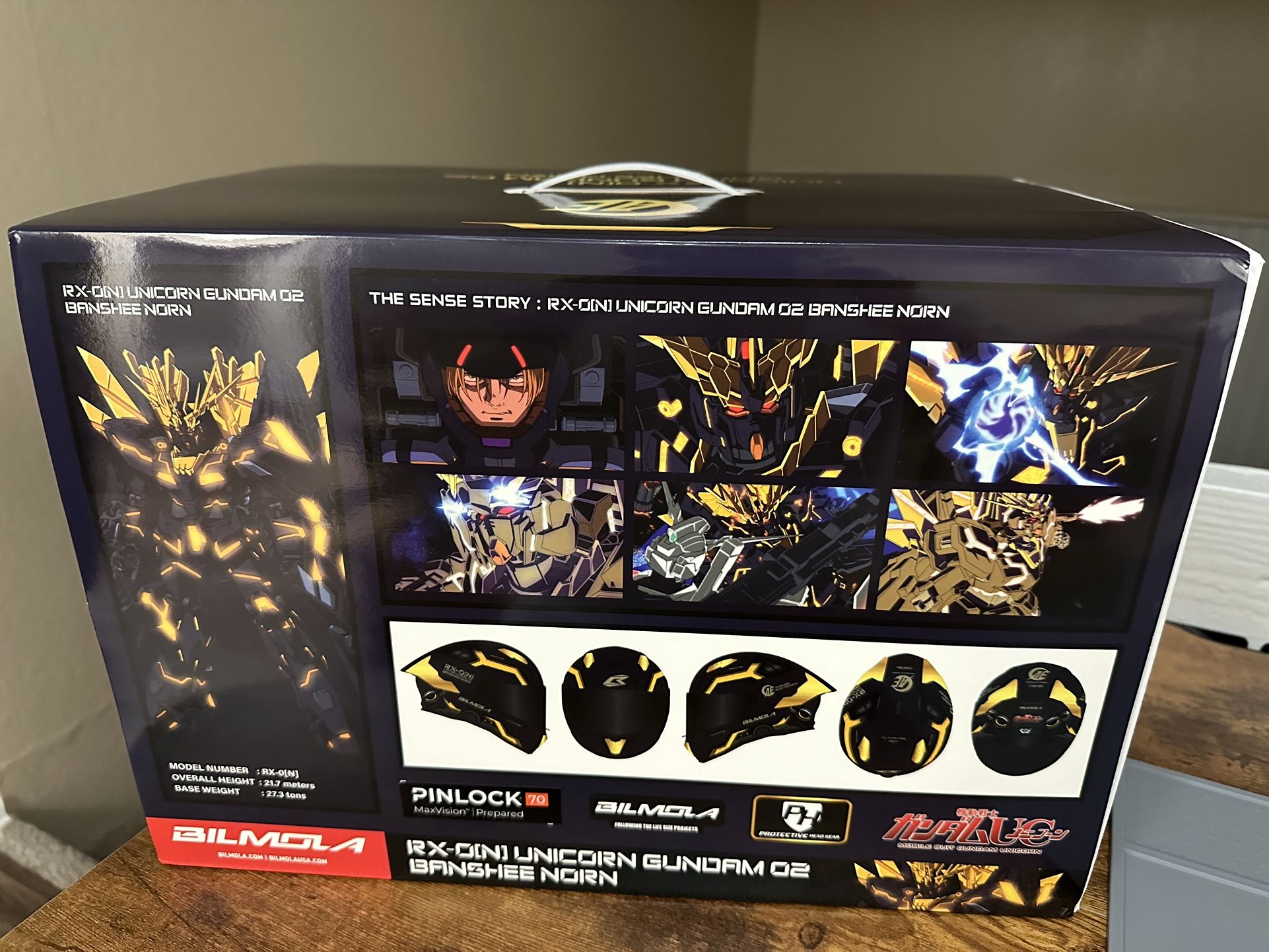 Motorcycle helmet Bilmola x Gundam Unicorn Limited NEX R BANSHEE NORN