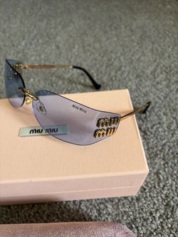 Blue Miu Miu Women’s Sunglasses